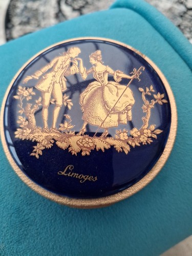 Limoges melissa powder compact - limoges,