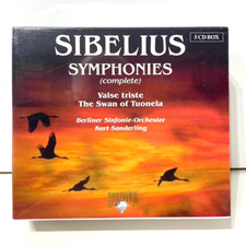 Sibelius Symphonies 5 CD Music Album Complete Collection + Symphonic Poems