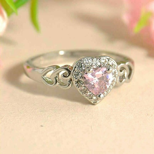 1ct heart shape pink - 1ct,