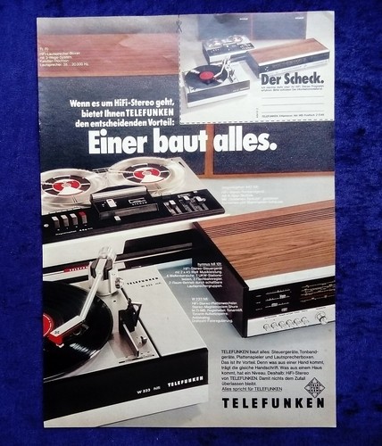 Telefunken turntable tape - telefunken,