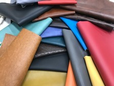 Faux leather remnants fabric - faux,