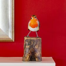 Robin Hand Carved On Tree