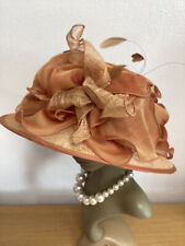 Unique MAD HATTERS VINTAGE STYLE HAT PURE SILK  Steampunk Chiffon / Feathers