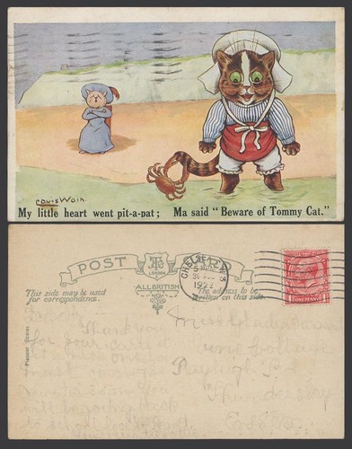 Louis wain artist signed - louis,