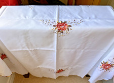 VINTAGE WHITE POLYESTER LARGE
