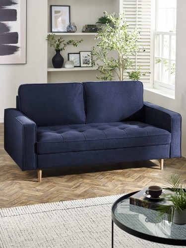 Henrietta deep blue linen - henrietta,