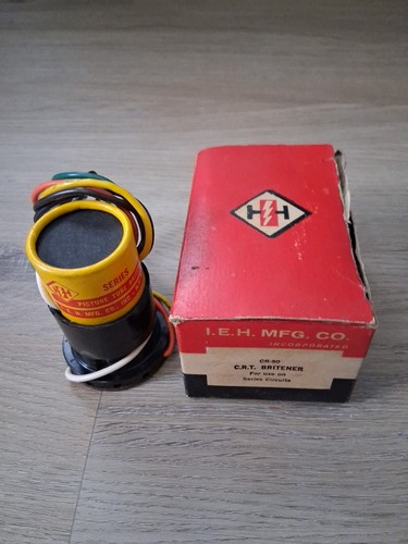 Vintage mfg crt tv - i.e.h.,