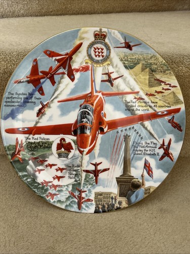 Red arrows aviation plate - red,
