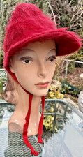 RARE VINTAGE 1940 s HENIE RED
