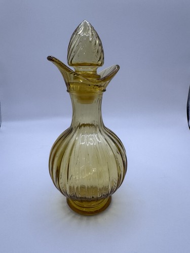 Vintage avon amber cruet - vintage, bird