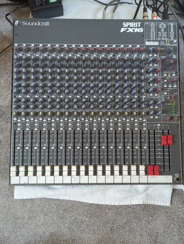 Soundcraft spirit fx16 - soundcraft,