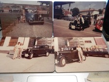 20168) 4 PHOTOGRAPHS VINTAGE CARS UNKNOWN BRAND AND MODEL MARKED RODS