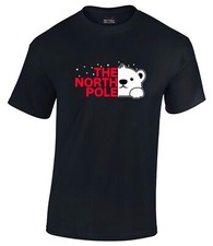 Christmas The North Pole Polar Bear Funny Christmas Jumper T-Shirt Gift