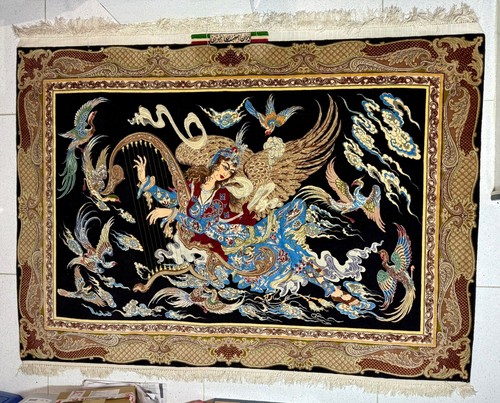 Handmade silk rugs and carpets - rugs,
