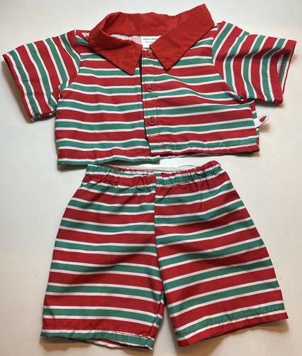 Build bear clothes red green - a,