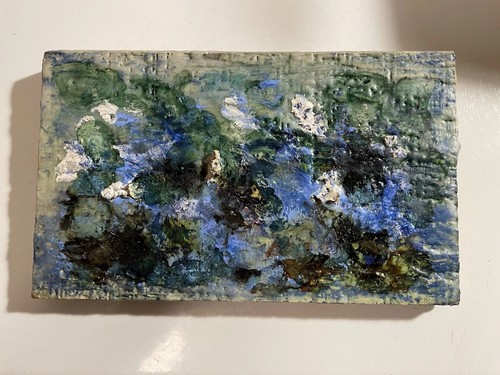 Encaustic painting wood - encaustic,