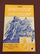 1960 SHEFFIELD v LIVERPOOL 14th JULY ( GOOD CONDITION ) 