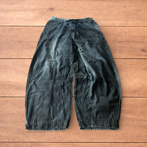 Vintage style baggy wide leg