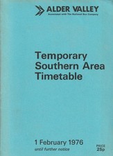 ALDER VALLEY  BUS TIMETABLE