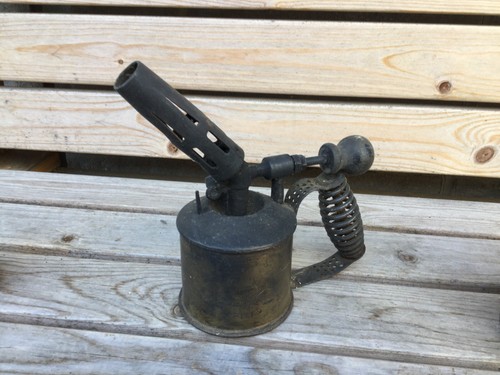 Vintage brass blow torch - blow,