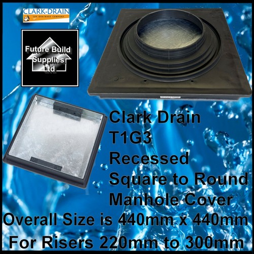 Recessed manhole cover with - recessed,