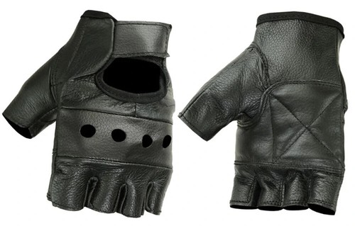 Mens motorcycle fingerless - mens,