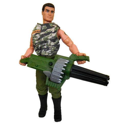 Hasbro action man cannon - man,