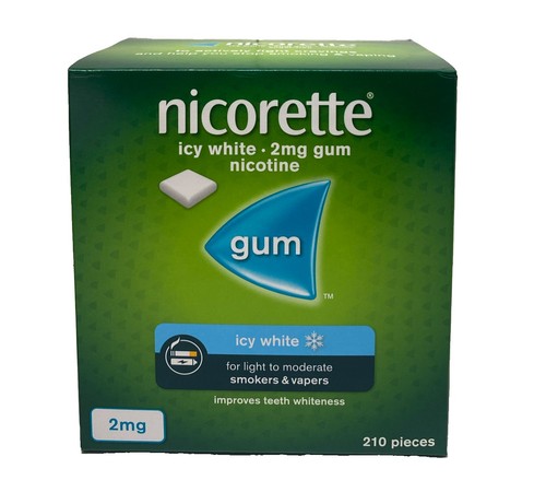 Nicorette nicotine 2mg sugar - nicotine,