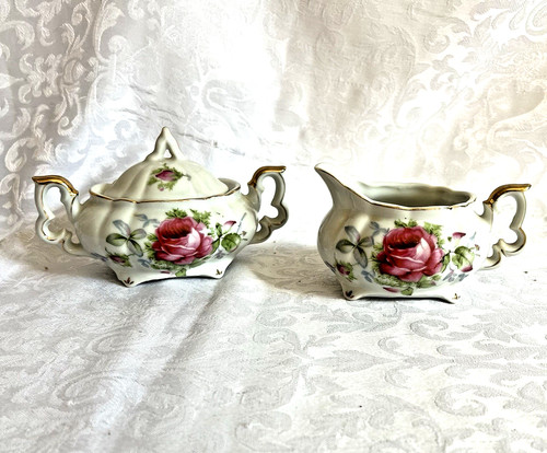 Vintage lefton china sugar - vintage,