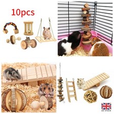 10 Pack Of Wooden Hamster Chew