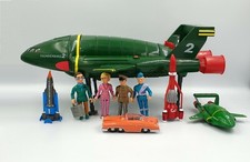 THUNDERBIRDS : THUNDERBIRD 1, 2,3,4, FAB 1, BRAINS, PARKER, JOHN, PENELOPE SET