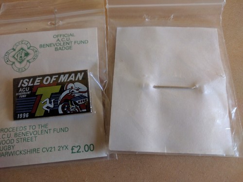 Isle man badge 1996 new - tt,