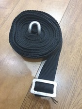 Black Polyester Rachet Strap Strapping Van Truck Cargo Transport 24ft 7.5m