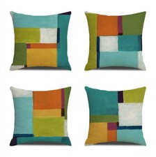 Blue Teal Green Retro