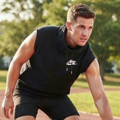 Nike mens sleeveless funnel - nike,