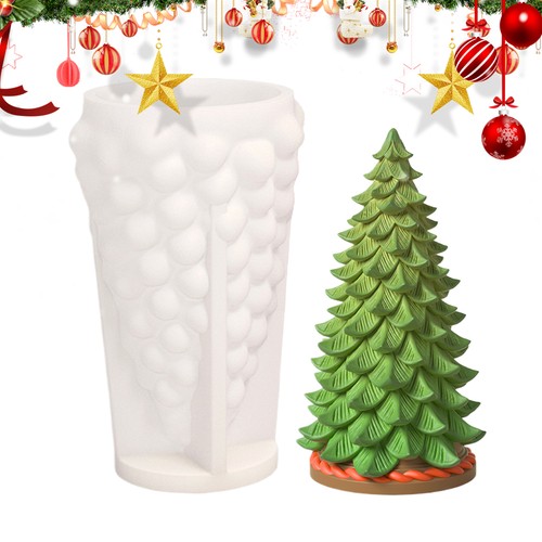 Christmas tree silicone mold - christmas,