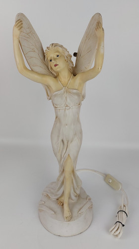 Large fairy table lamp - fairy, resin