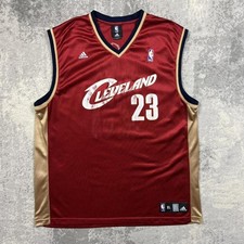 Vintage Adidas Cleveland Cavaliers Jersey Lebron James NBA Basketball MENS XL
