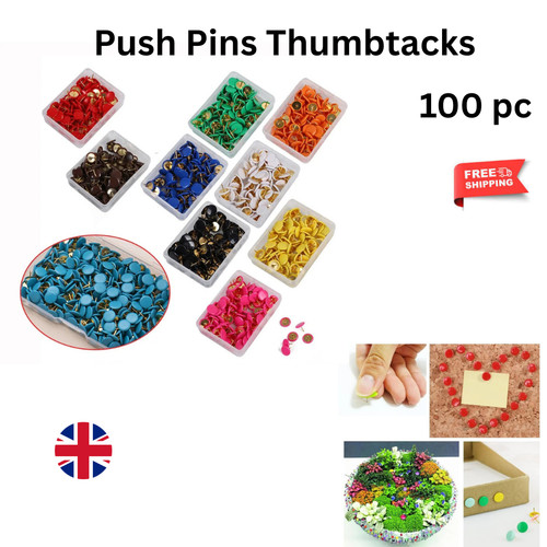 Coloured drawing pins - drawing, 16