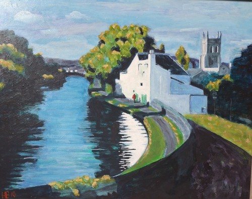 Large original oil painting - oil,