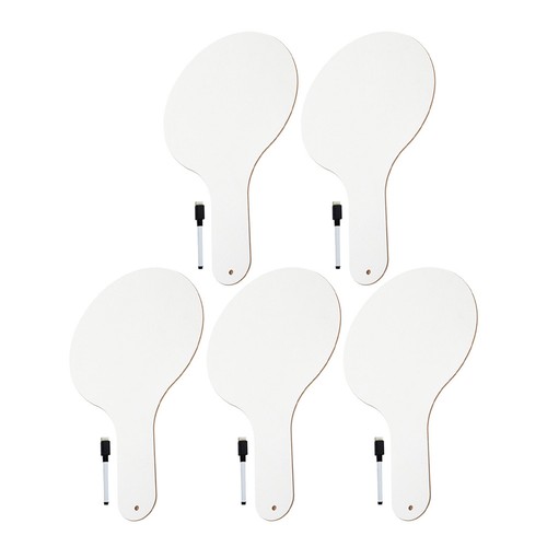 5pcs wooden double sided white - 5pcs,