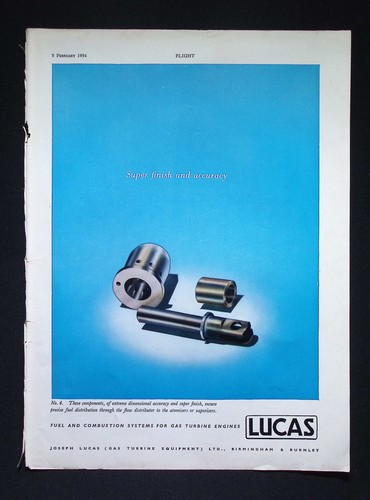 Original 1954 advert lucas gas - original,