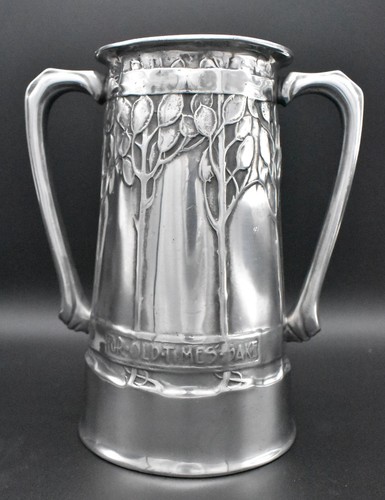 Tudric pewter double handled - tudric,