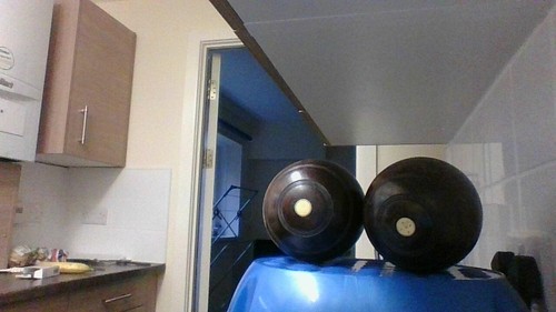 Crown green bowls.antique