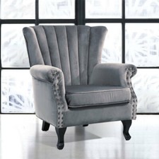 Wingback Fireside Velvet