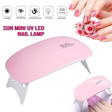 6w Professional UV GEL Nail Lamp LED Light Dryer Polish Cure Time Portable Gift