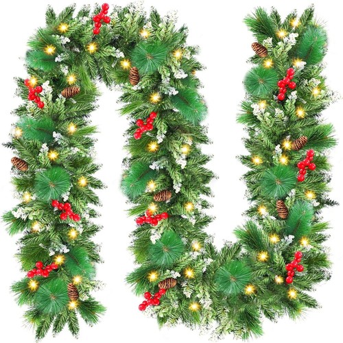 9ft christmas garland - 9ft,