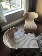 Two x  Savo rattan low slung