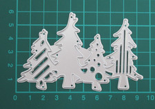 4 Christmas Trees Cutting Dies