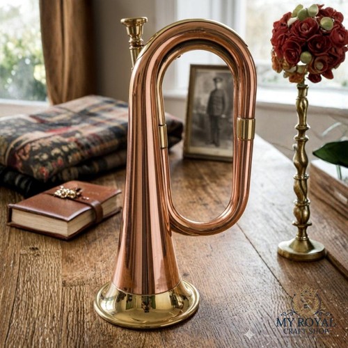 Civil war era brass bugle - era, –